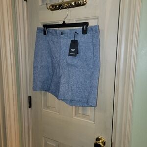 Mens Sz 31 NWT Club Monaco Baxter Shorts Blue Classic